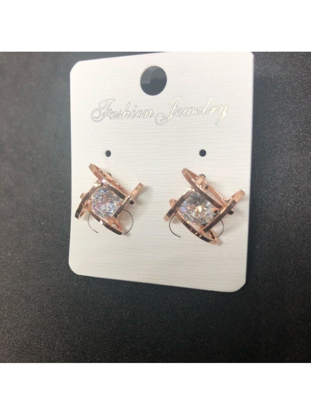 NEW-DELICATE & dainty roseGold color studEarrings